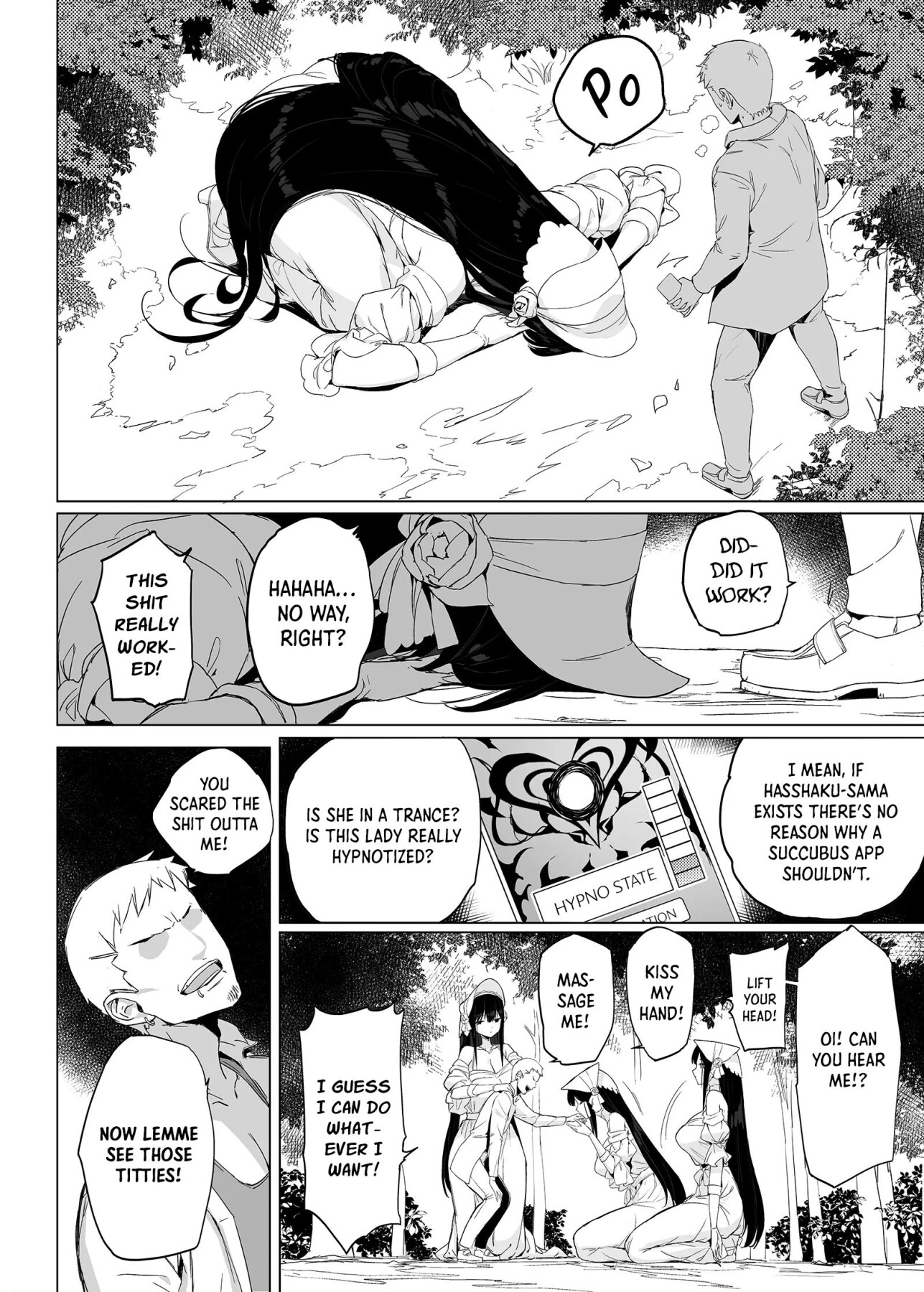 Hentai Manga Comic-Even Hasshaku-Sama is Affected by the Legendary Succubus App!?-Read-7